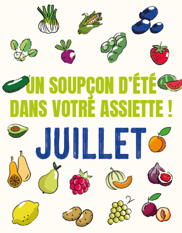 Découvrez notre calendrier de saisonnalité de Juillet 2025 !