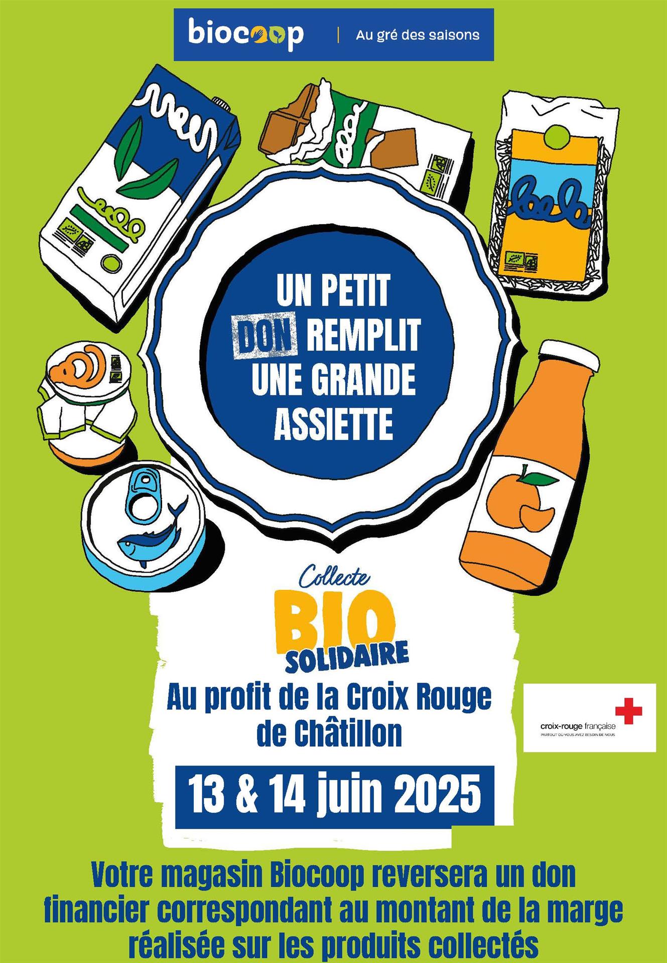 Collecte Bio Solidaire dans votre magasin !