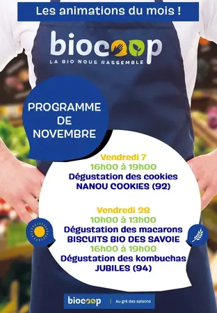 Les animations de novembre en magasin !