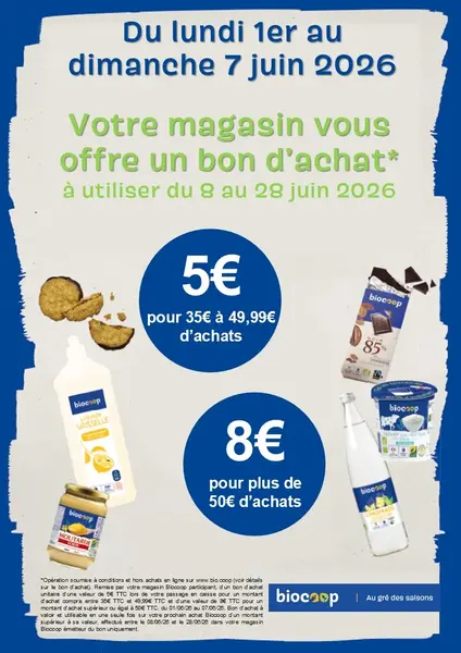 Opération bons d'achats
