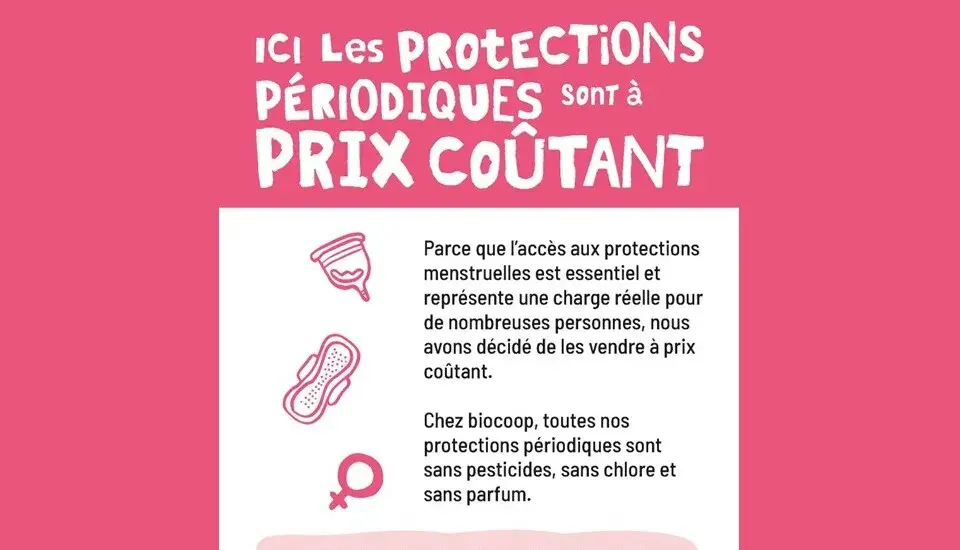 L'hygiène féminine à prix coûtant !